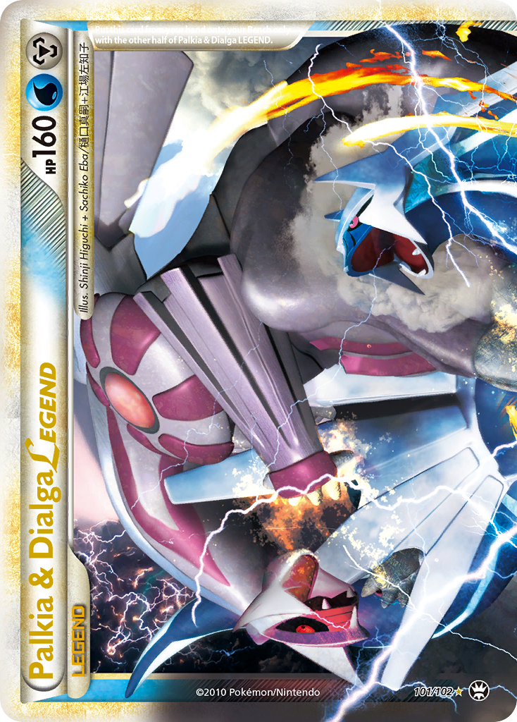 Palkia & Dialga LEGEND (101/102) [HeartGold & SoulSilver: Triumphant] | Total Play