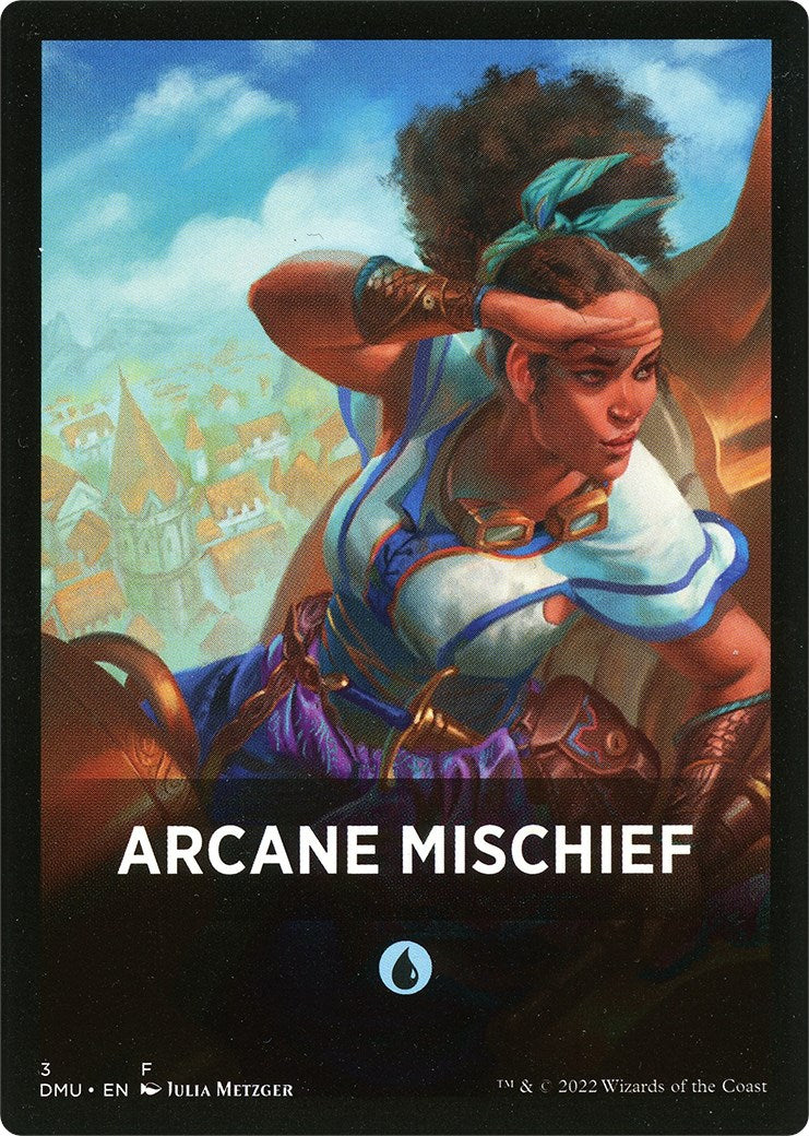 Arcane Mischief Theme Card [Dominaria United Tokens] | Total Play