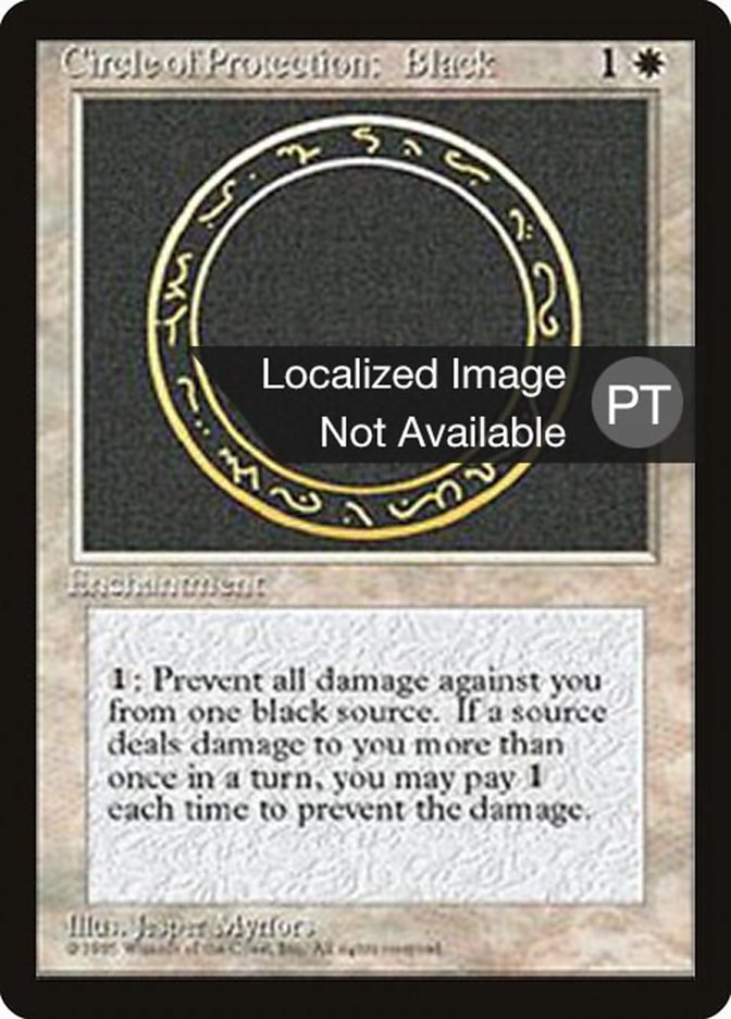Circle of Protection: Black [Fourth Edition (Foreign Black Border)] | Total Play