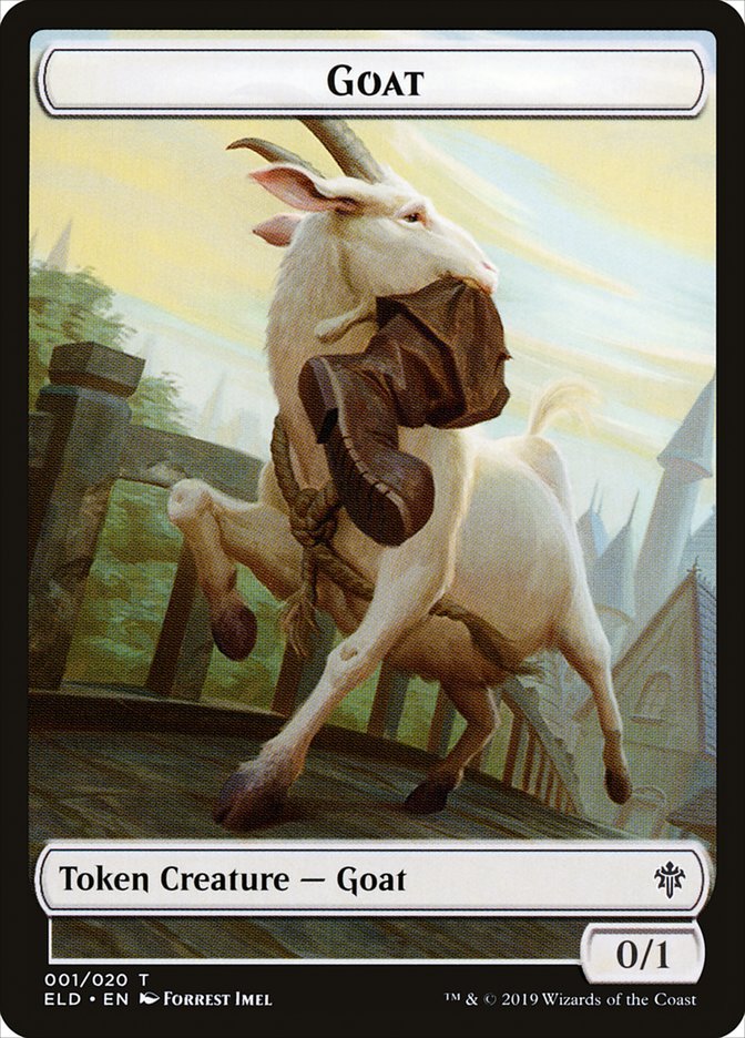 Goat Token [Throne of Eldraine Tokens] | Total Play