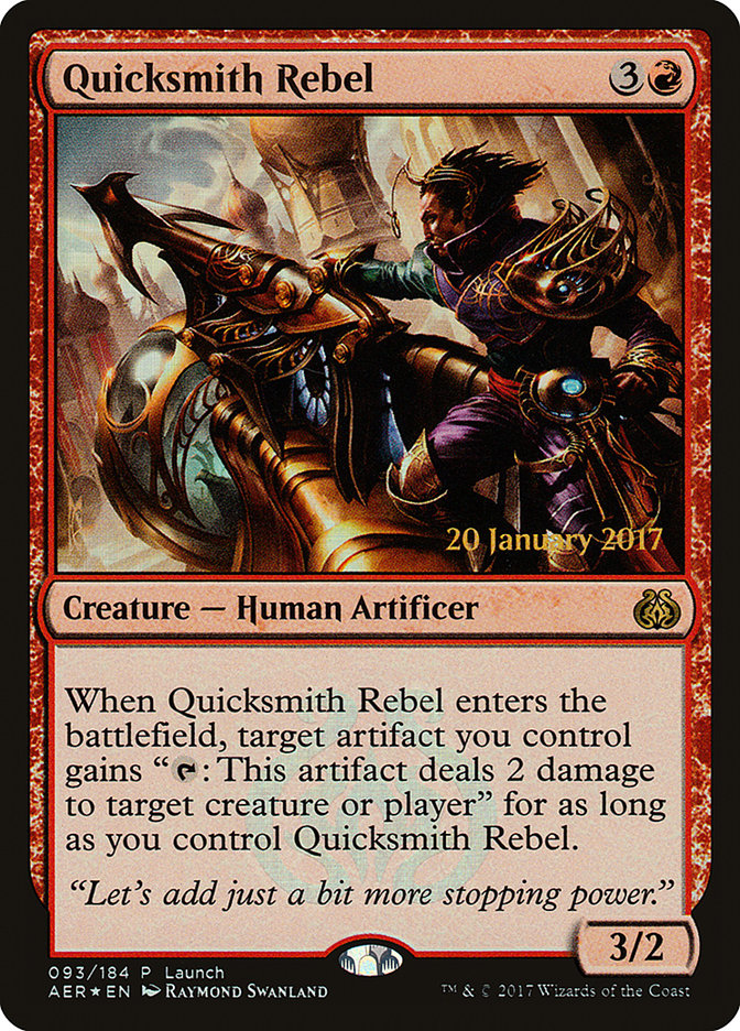 Quicksmith Rebel (Launch) [Aether Revolt Promos] | Total Play