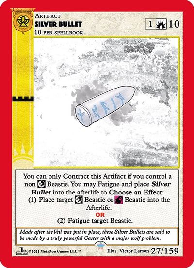 Silver Bullet [Cryptid Nation: First Edition] | Total Play