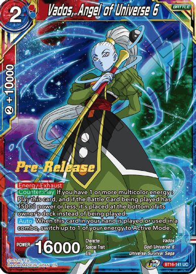 Vados, Angel of the Universe 6 (BT16-141) [Realm of the Gods Prerelease Promos] | Total Play