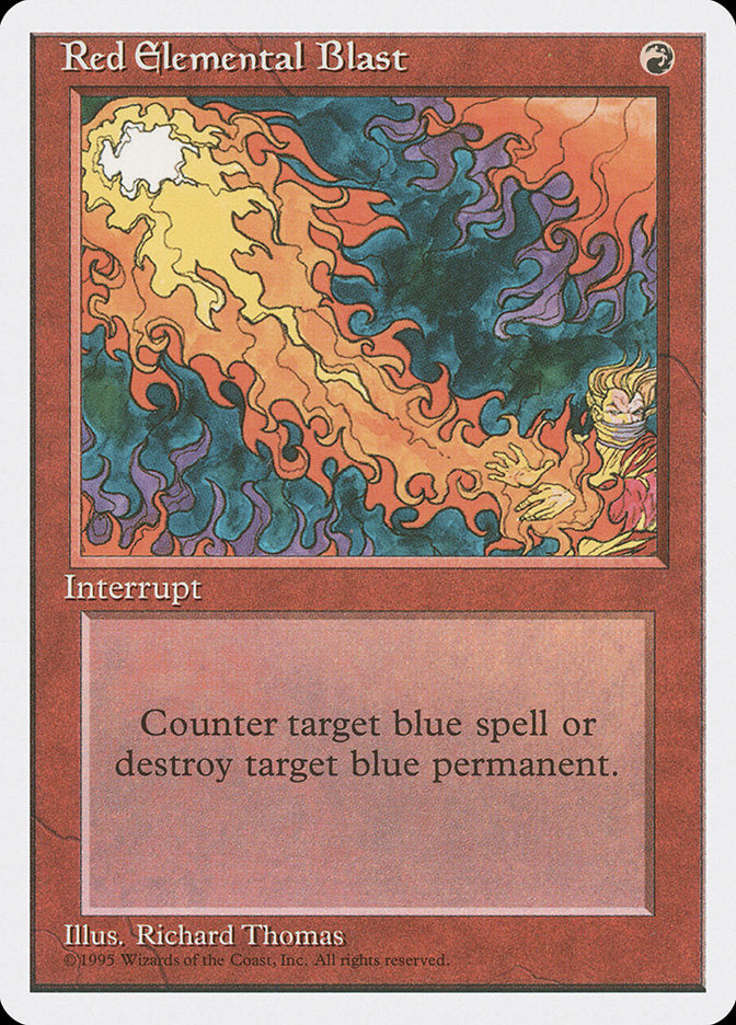 Red Elemental Blast [Fourth Edition] | Total Play