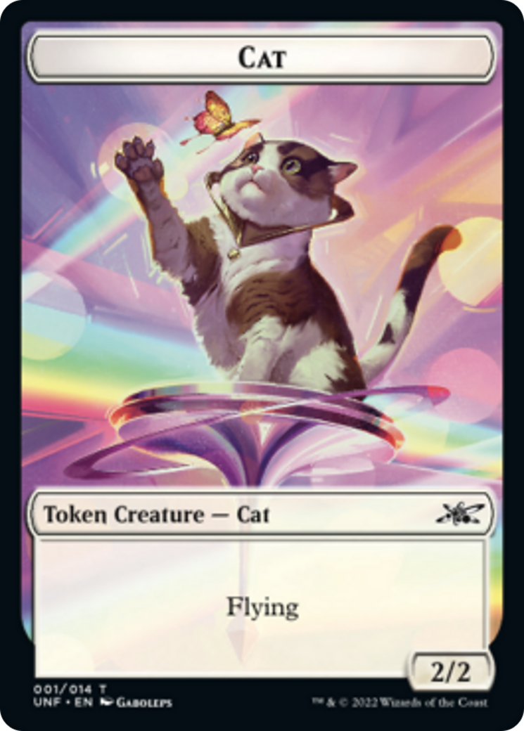 Cat // Treasure (13) Double-Sided Token [Unfinity Tokens] | Total Play