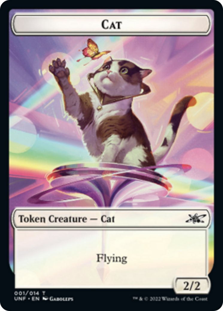 Cat // Food (11) Double-Sided Token [Unfinity Tokens] | Total Play