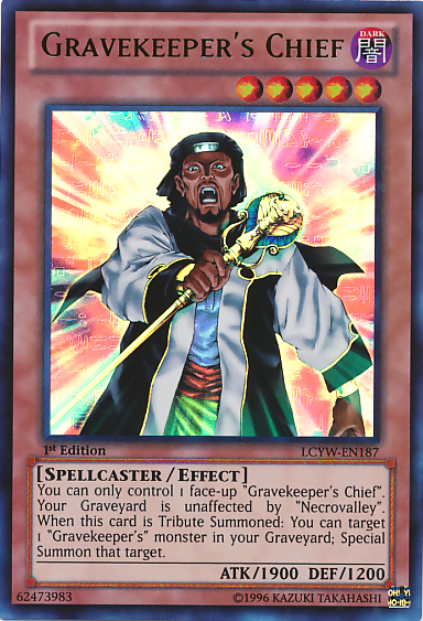 Gravekeeper's Chief [LCYW-EN187] Ultra Rare | Total Play