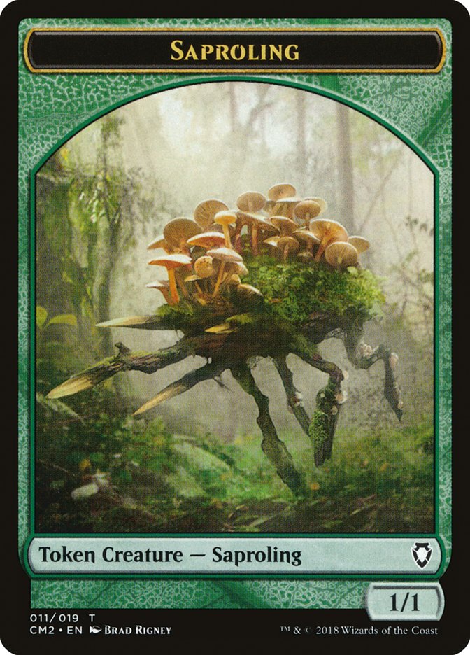 Saproling Token [Commander Anthology Volume II Tokens] | Total Play