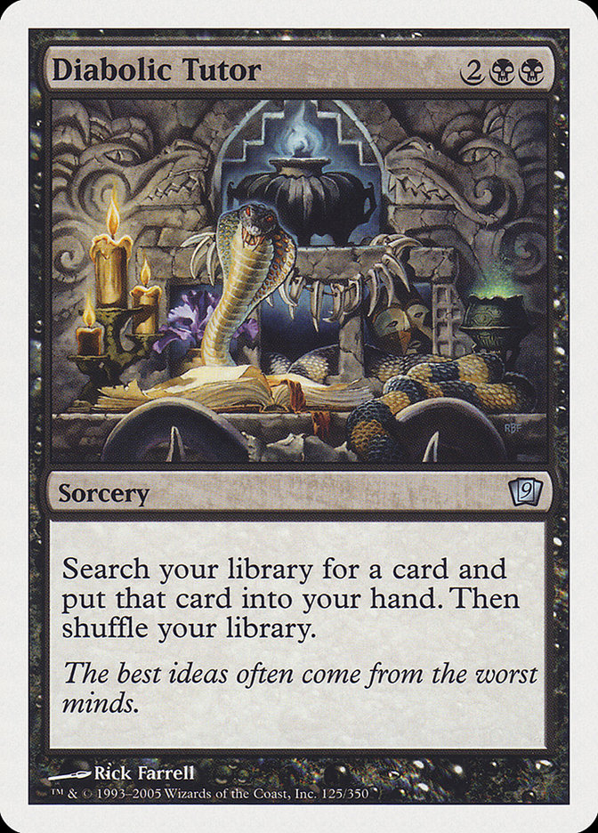 Diabolic Tutor [Ninth Edition] | Total Play