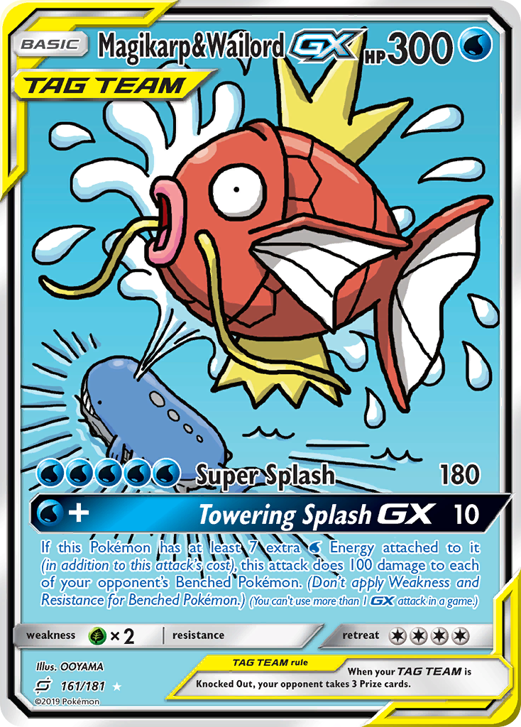 Magikarp & Wailord GX (161/181) [Sun & Moon: Team Up] | Total Play