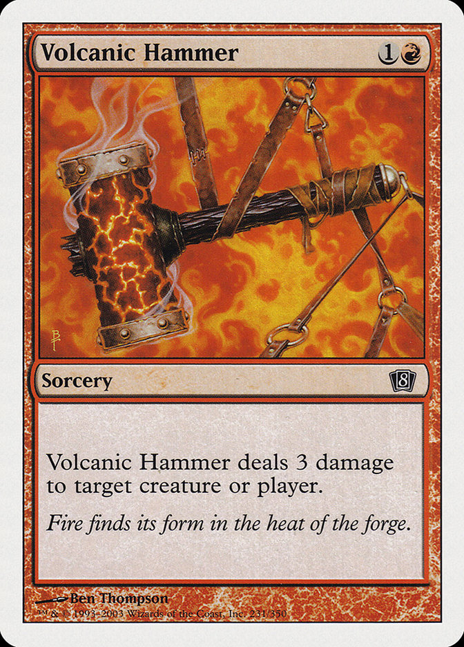 Volcanic Hammer [Eighth Edition] | Total Play