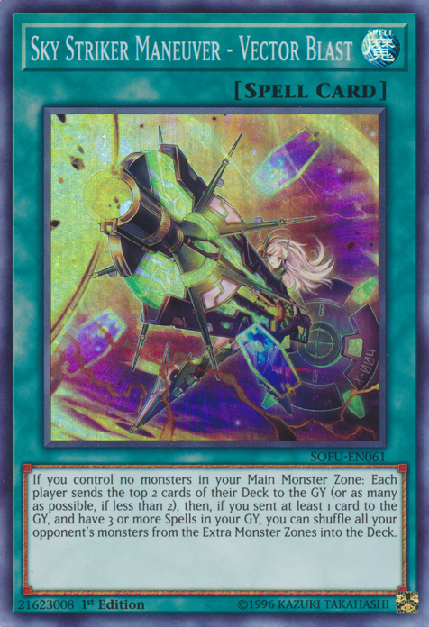 Sky Striker Maneuver - Vector Blast! [SOFU-EN061] Super Rare | Total Play