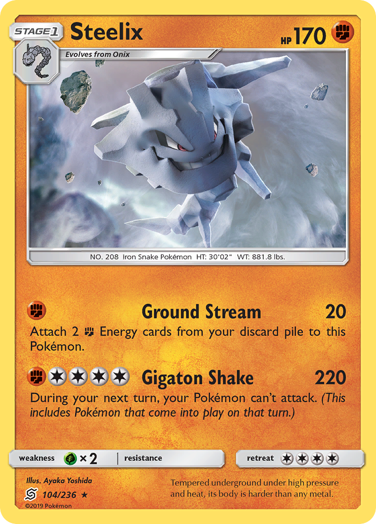 Steelix (104/236) [Sun & Moon: Unified Minds] | Total Play