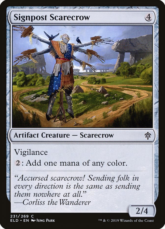 Signpost Scarecrow [Throne of Eldraine] | Total Play