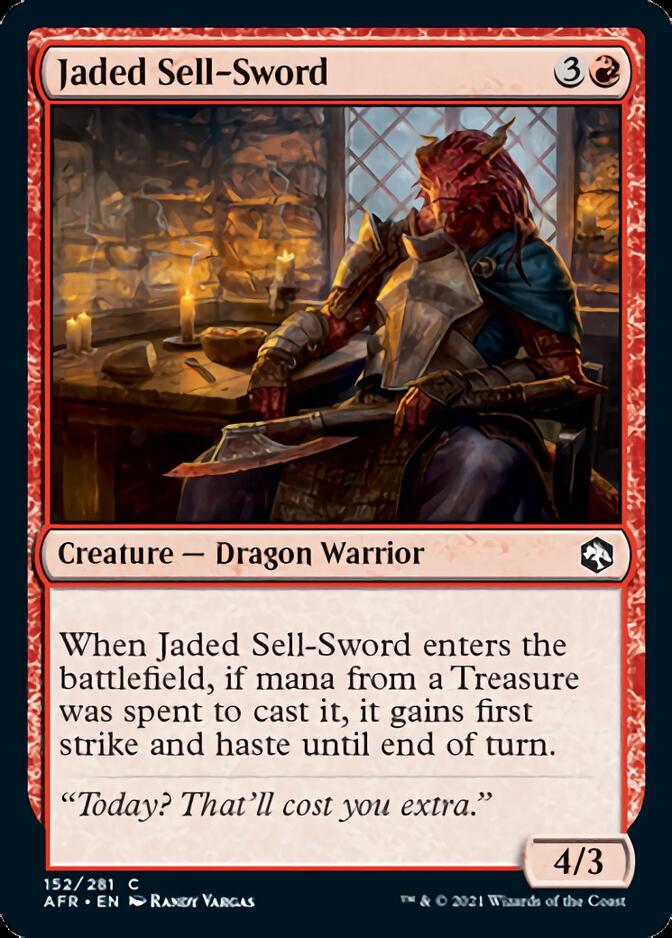 Jaded Sell-Sword [Dungeons & Dragons: Adventures in the Forgotten Realms] | Total Play