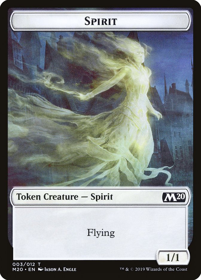 Spirit Token [Core Set 2020 Tokens] | Total Play