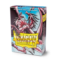 Dragon Shield: Japanese Size 60ct Sleeves - Pink (Matte) | Total Play