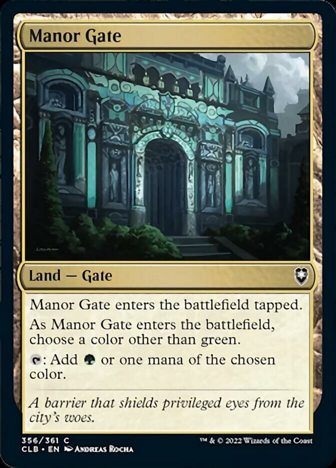 Manor Gate [Commander Legends: Battle for Baldur's Gate] | Total Play