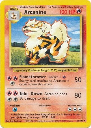 Arcanine (23/102) [Base Set Unlimited] | Total Play