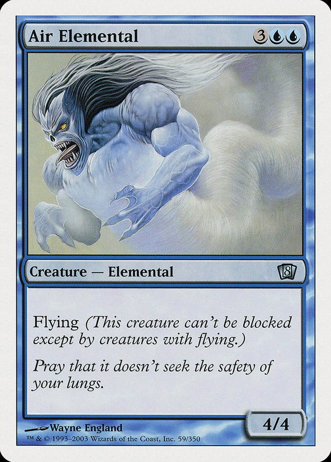 Air Elemental [Eighth Edition] | Total Play