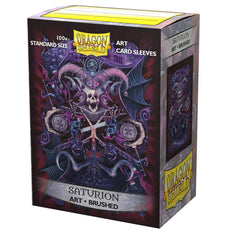 Dragon Shield: Standard 100ct Brushed Art Sleeves - Saturion | Total Play