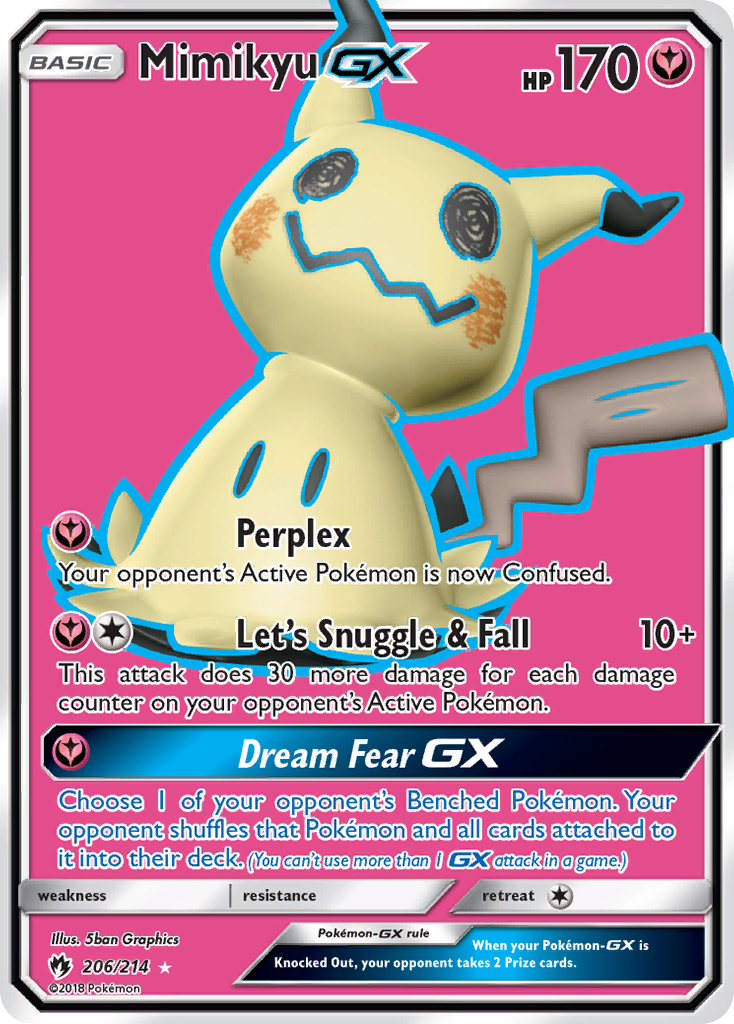 Mimikyu GX (206/214) [Sun & Moon: Lost Thunder] | Total Play