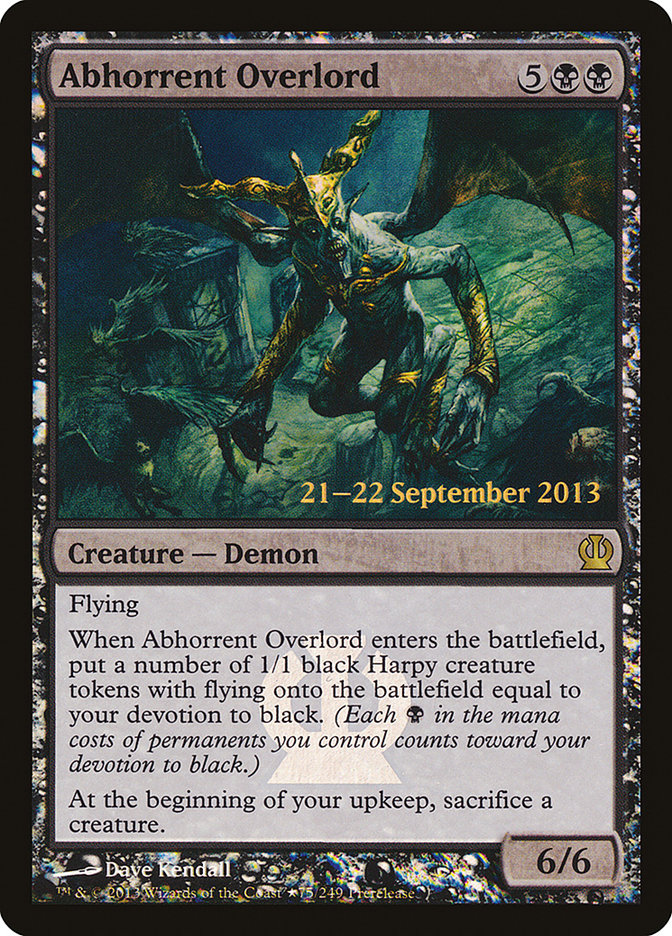 Abhorrent Overlord [Theros Prerelease Promos] | Total Play