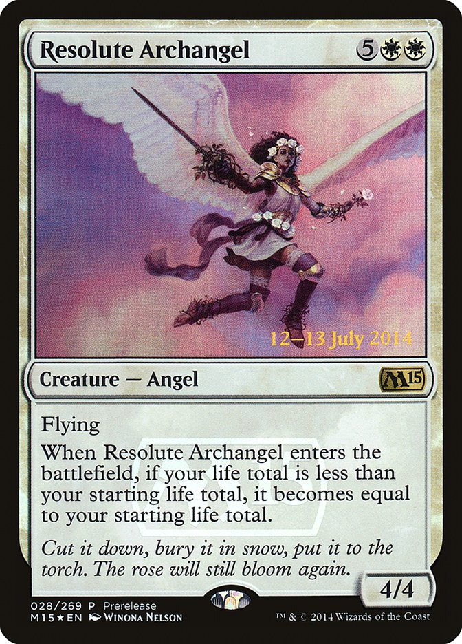 Resolute Archangel [Magic 2015 Prerelease Promos] | Total Play
