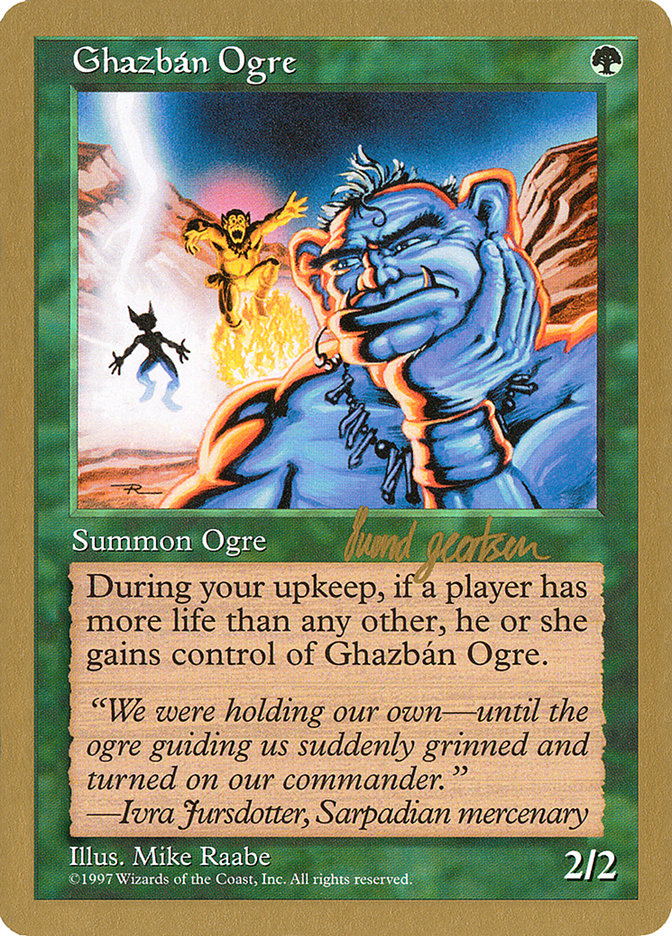 Ghazban Ogre (Svend Geertsen) [World Championship Decks 1997] | Total Play