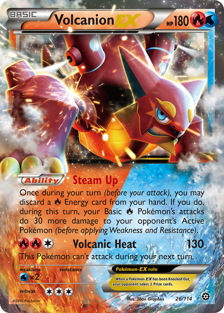 Volcanion EX (26/114) [XY: Steam Siege] | Total Play