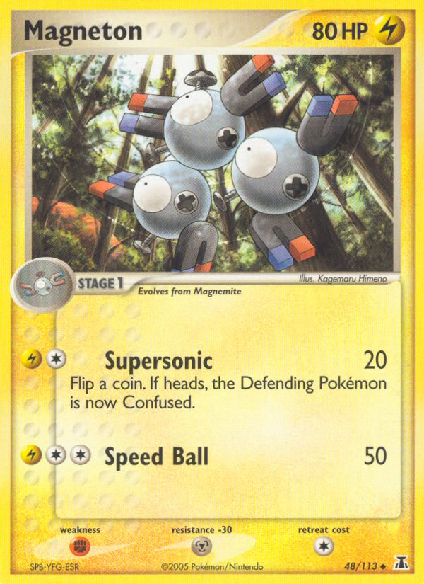 Magneton (48/113) [EX: Delta Species] | Total Play