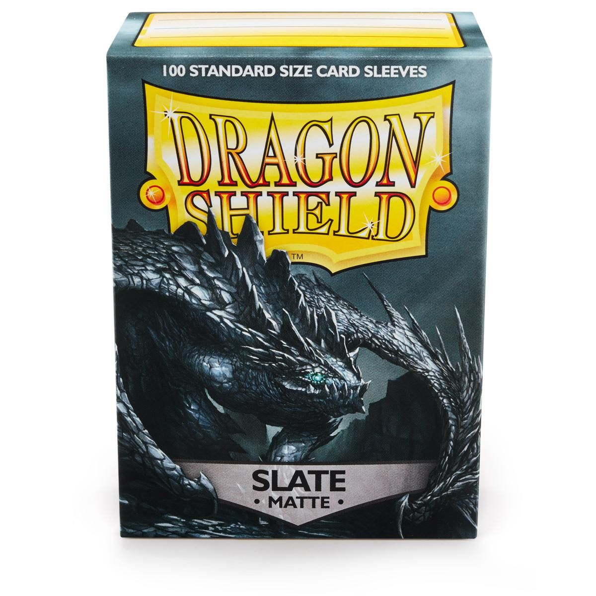 Dragon Shield: Standard 100ct Sleeves - Slate (Matte) | Total Play