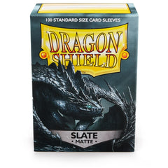Dragon Shield: Standard 100ct Sleeves - Slate (Matte) | Total Play