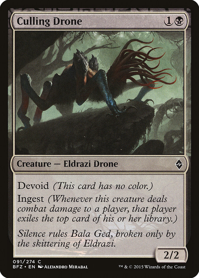 Culling Drone [Battle for Zendikar] | Total Play