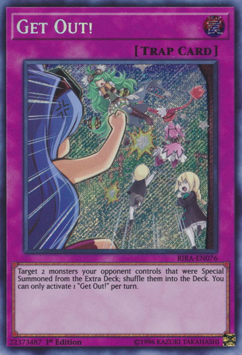 Get Out! [RIRA-EN076] Secret Rare | Total Play