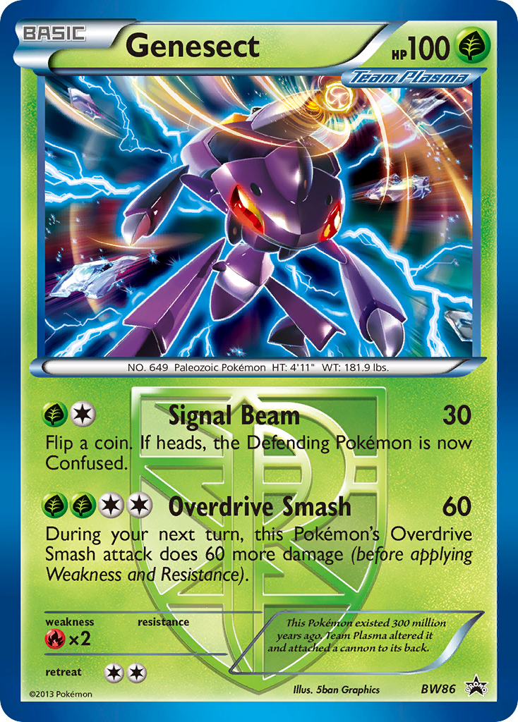 Genesect (BW86) (Team Plasma) [Black & White: Black Star Promos] | Total Play