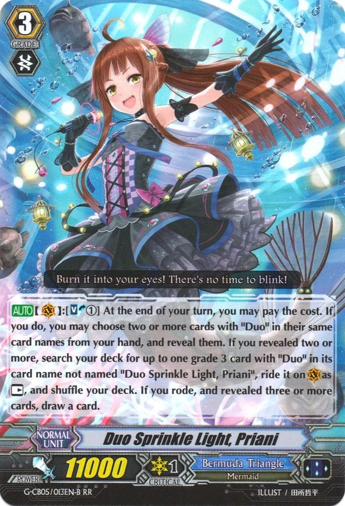 Duo Sprinkle Light, Priani (Black) (G-CB05/013EN B) [Prismatic Divas] | Total Play