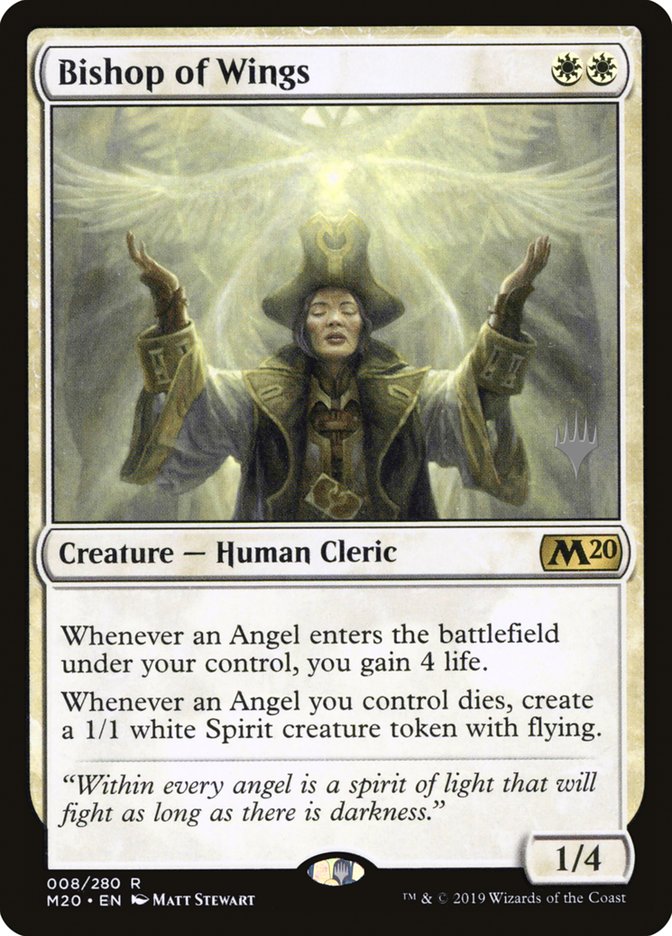 Bishop of Wings (Promo Pack) [Core Set 2020 Promos] | Total Play