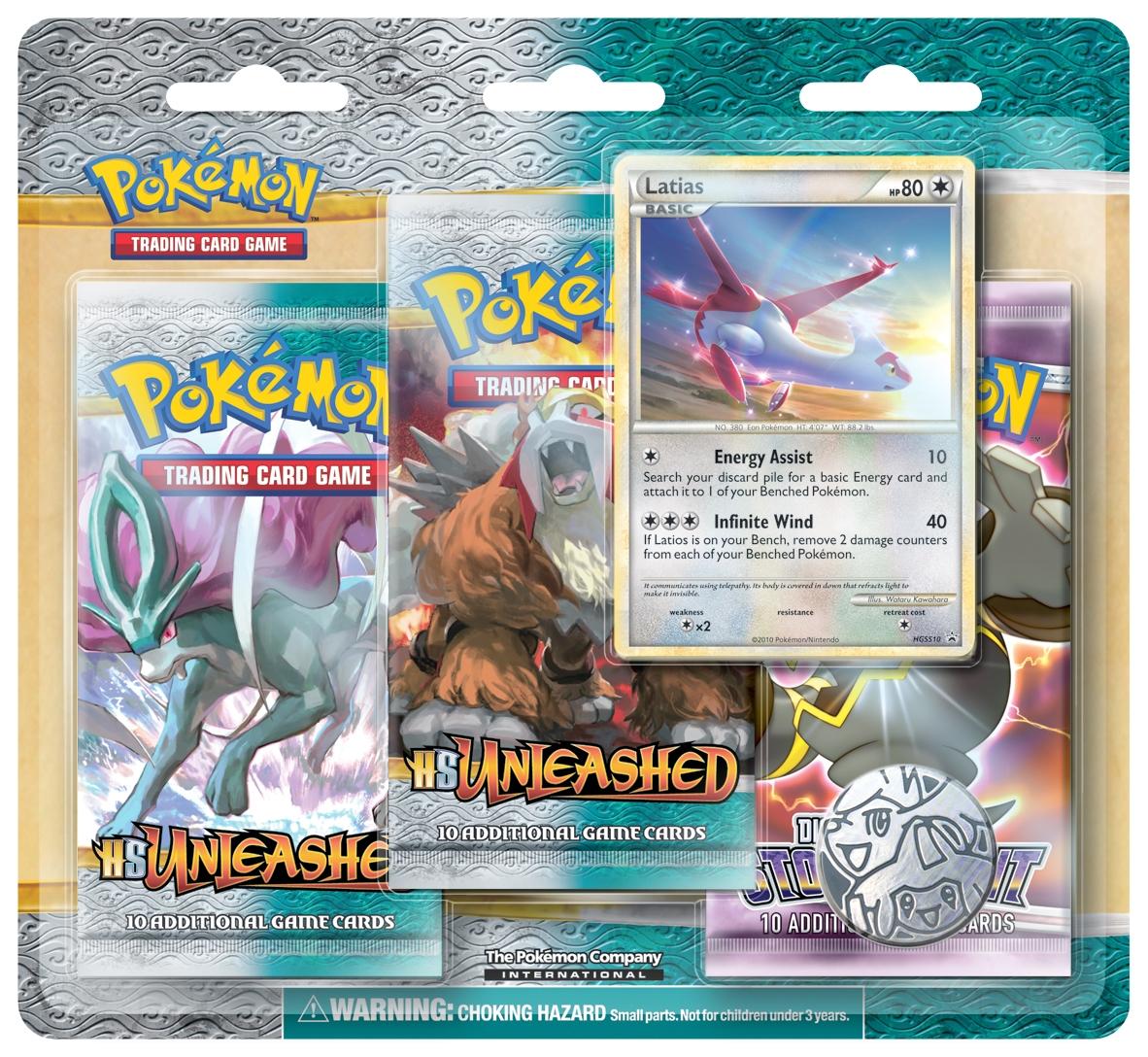 HeartGold & SoulSilver: Unleashed - 3-Pack Blister (Latias) | Total Play