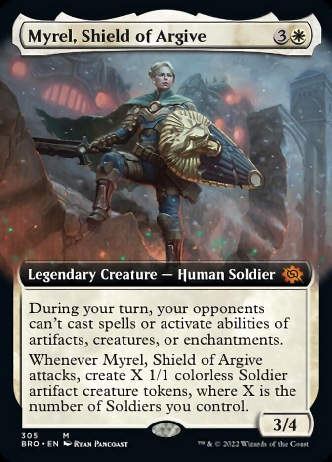 Myrel, Shield of Argive (Extended Art) [The Brothers' War] | Total Play