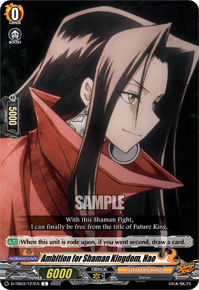 Ambition for Shaman Kingdom, Hao (D-TB03/127EN) [Shaman King] | Total Play