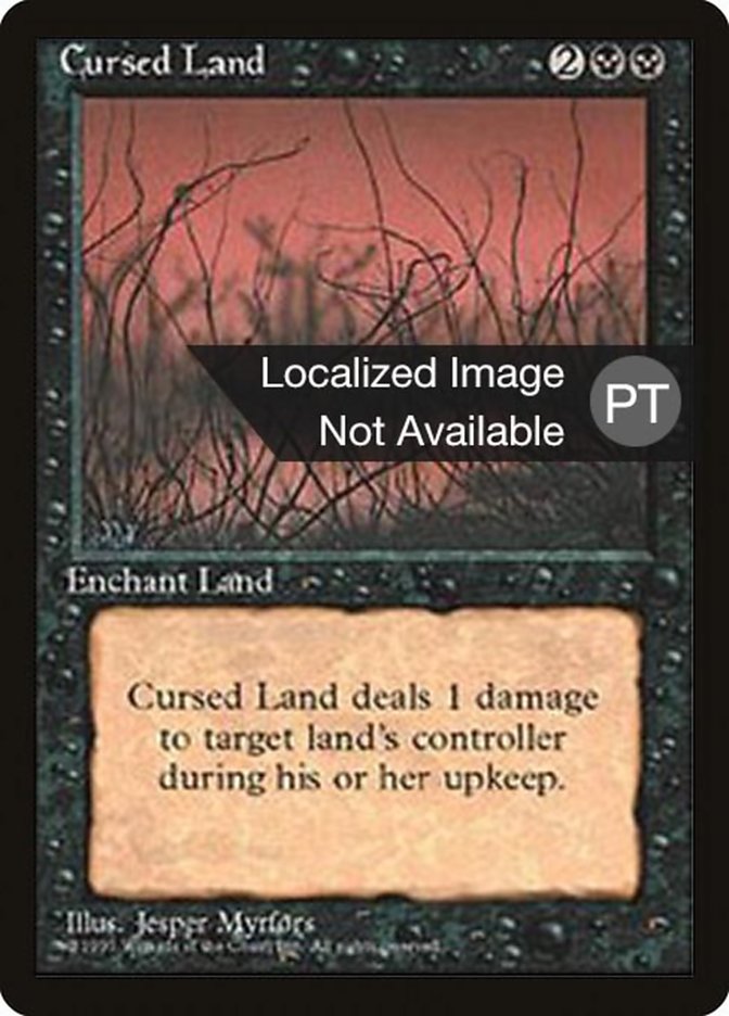 Cursed Land [Fourth Edition (Foreign Black Border)] | Total Play