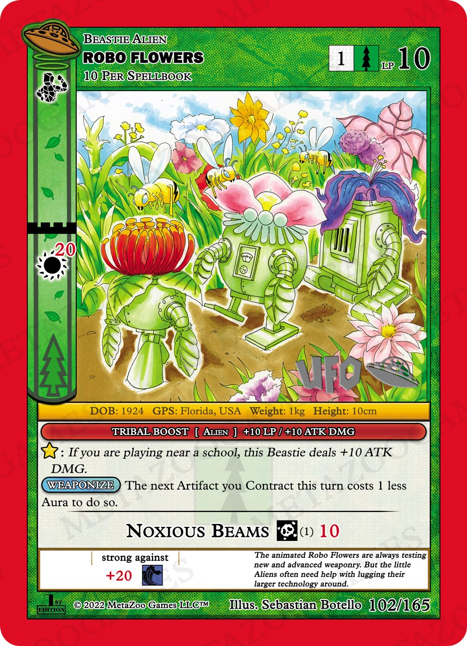 Robo Flowers [Cryptid Nation: UFO First Edition Spoiler Pack] | Total Play
