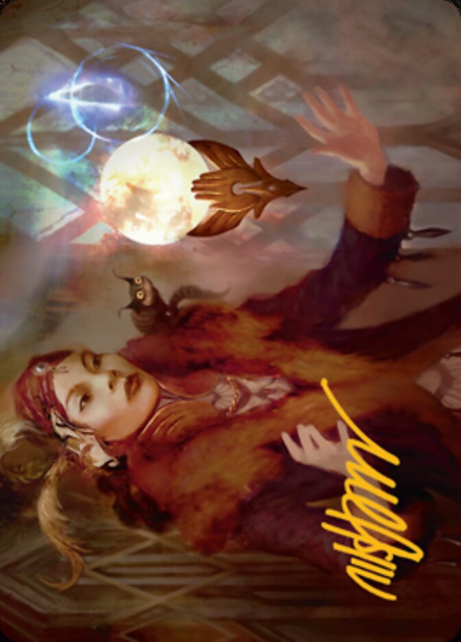 Misfortune Teller Art Card (Gold-Stamped Signature) [Streets of New Capenna Art Series] | Total Play