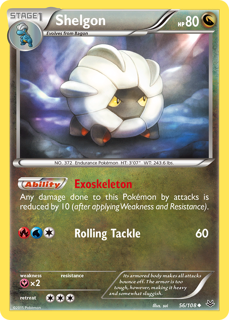 Shelgon (56/108) [XY: Roaring Skies] | Total Play