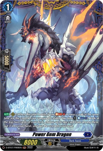 Power Gem Dragon (FR) (D-BT07/FR09EN) [Raging Flames Against Emerald Storm] | Total Play