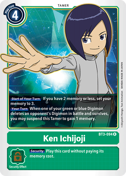 Ken Ichijoji [BT3-094] [Release Special Booster Ver.1.5] | Total Play