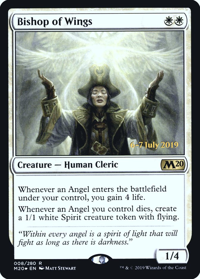 Bishop of Wings [Core Set 2020 Prerelease Promos] | Total Play