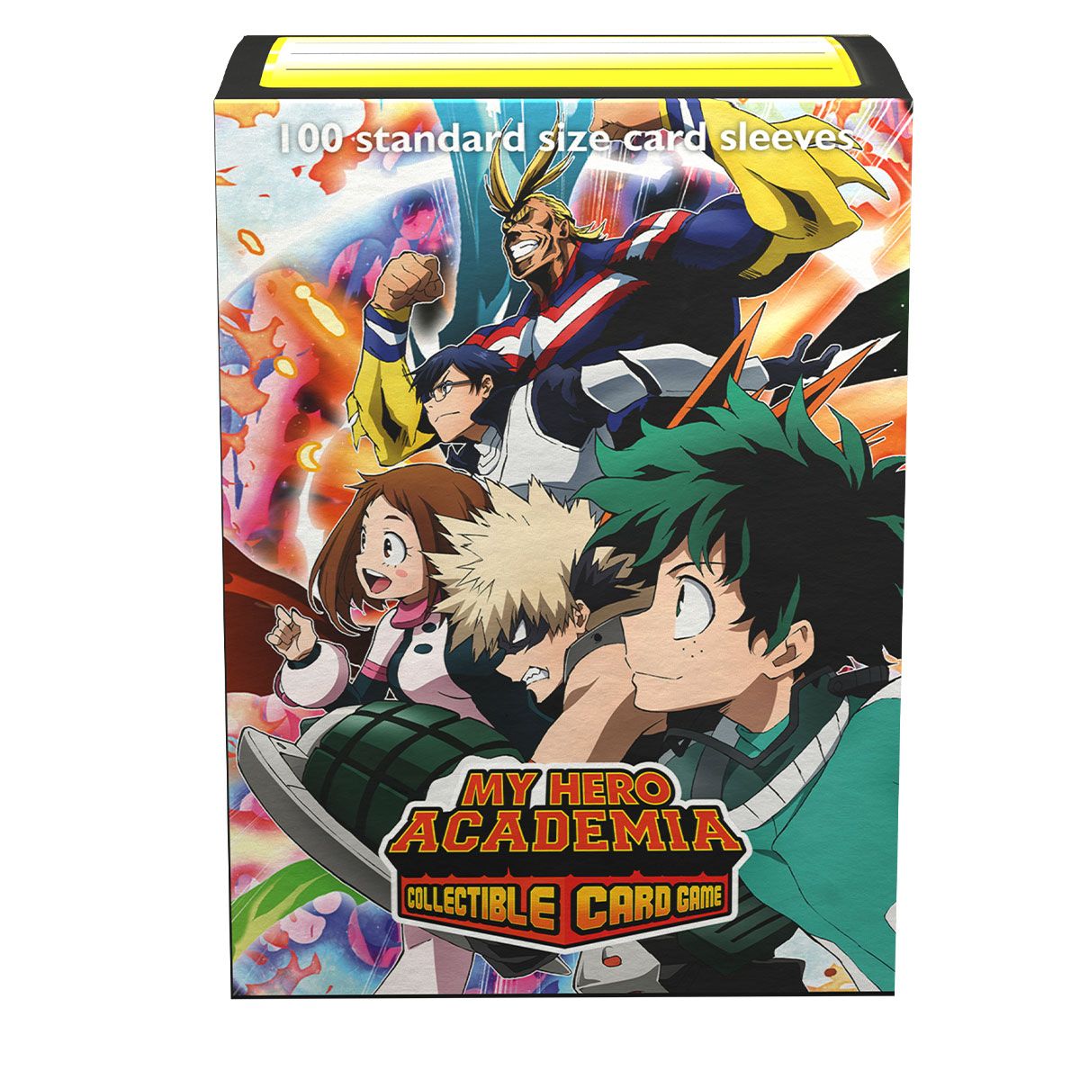 Dragon Shield: Standard 100ct Art Sleeves - My Hero Academia (Plus Ultra Fight) | Total Play