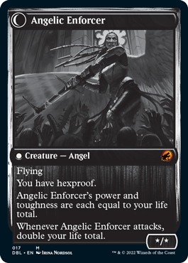 Enduring Angel // Angelic Enforcer [Innistrad: Double Feature] | Total Play